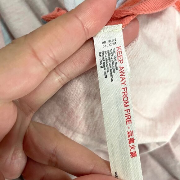 Anthropologie Saturday Sunday Jolie Midi Dress Coral Pink Abstract Size S - Picture 6 of 8